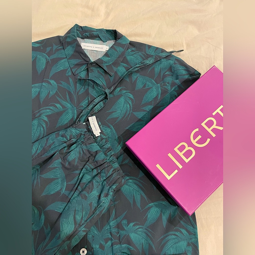 Man luxury Pajama’s set - hand printed fabric for Liberty London - Picture 4 of 4